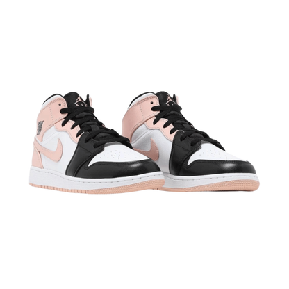 Nike Air Jordan 1 Mid Arctic Orange Black Toe