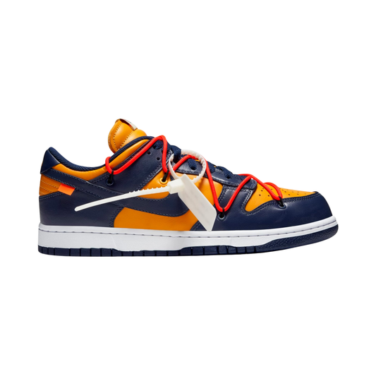 Nike Dunk Low x Off-White University Gold Midnight Navy White