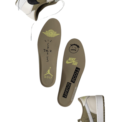 Travis Scott x Nike Air Jordan 1 Low Golf Neutral Olive