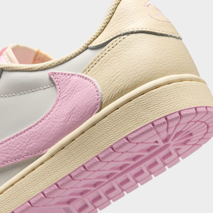 Air Jordan 1 Low x Travis Scott Muslin and Shy Pink