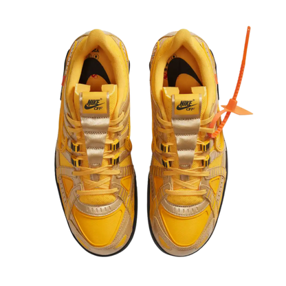 Off-White x Nike Air Rubber Dunk University Gold
