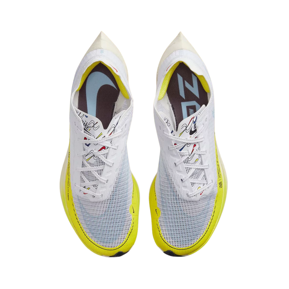 Nike ZoomX Vaporfly NEXT% 2 White Yellow Strike