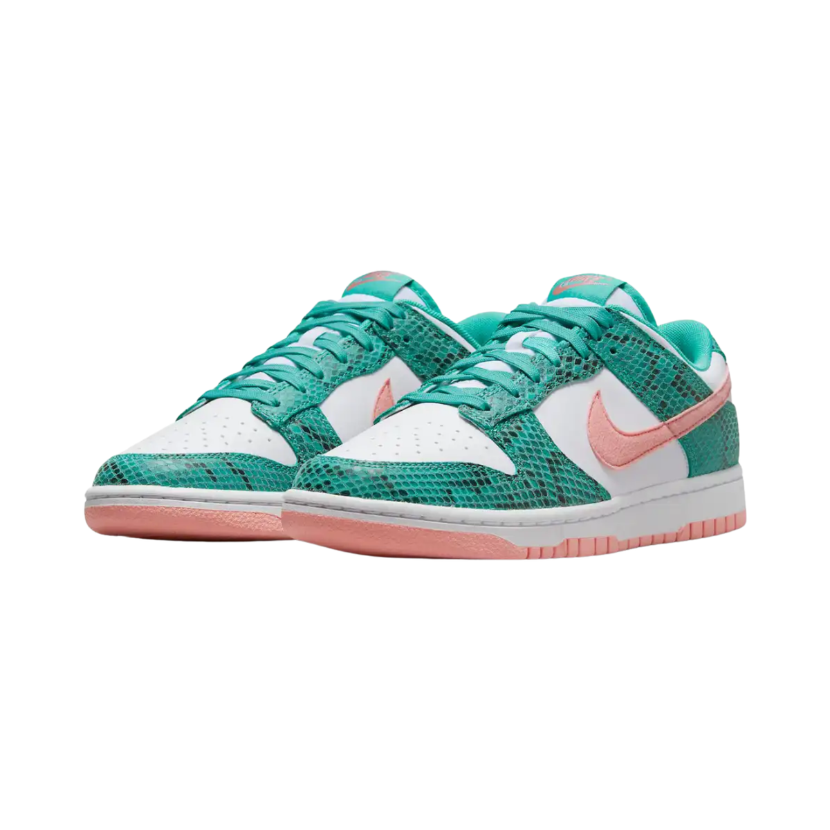 Nike Dunk Low Washed Teal Snakeskin