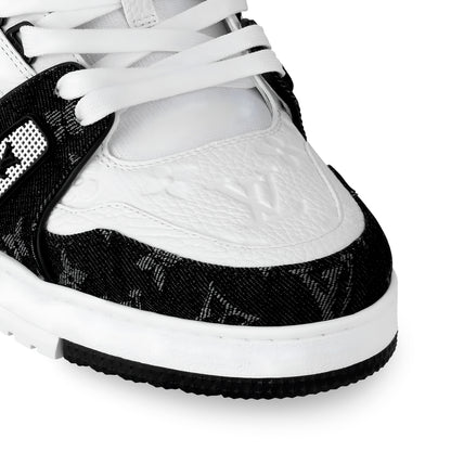 Louis Vuitton Trainer Black and White