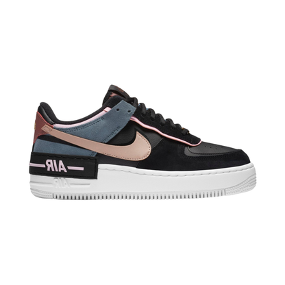 Nike Air Force 1 Shadow Black Light Arctic Pink Claystone Red