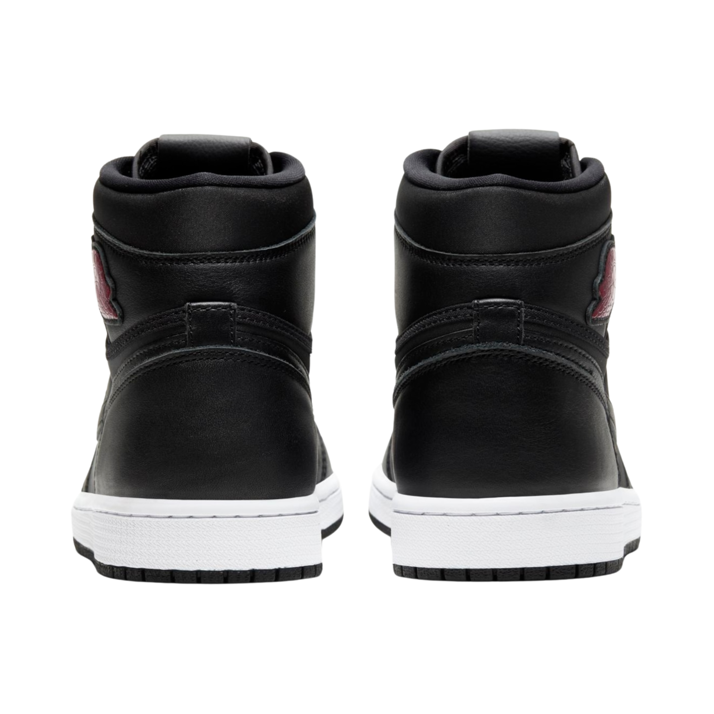 Nike Air Jordan 1 Retro High Black Satin Gym Red