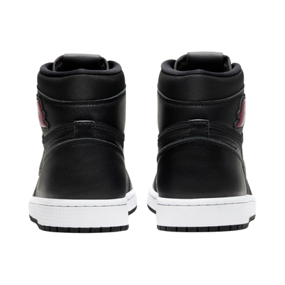 Nike Air Jordan 1 Retro High Black Satin Gym Red