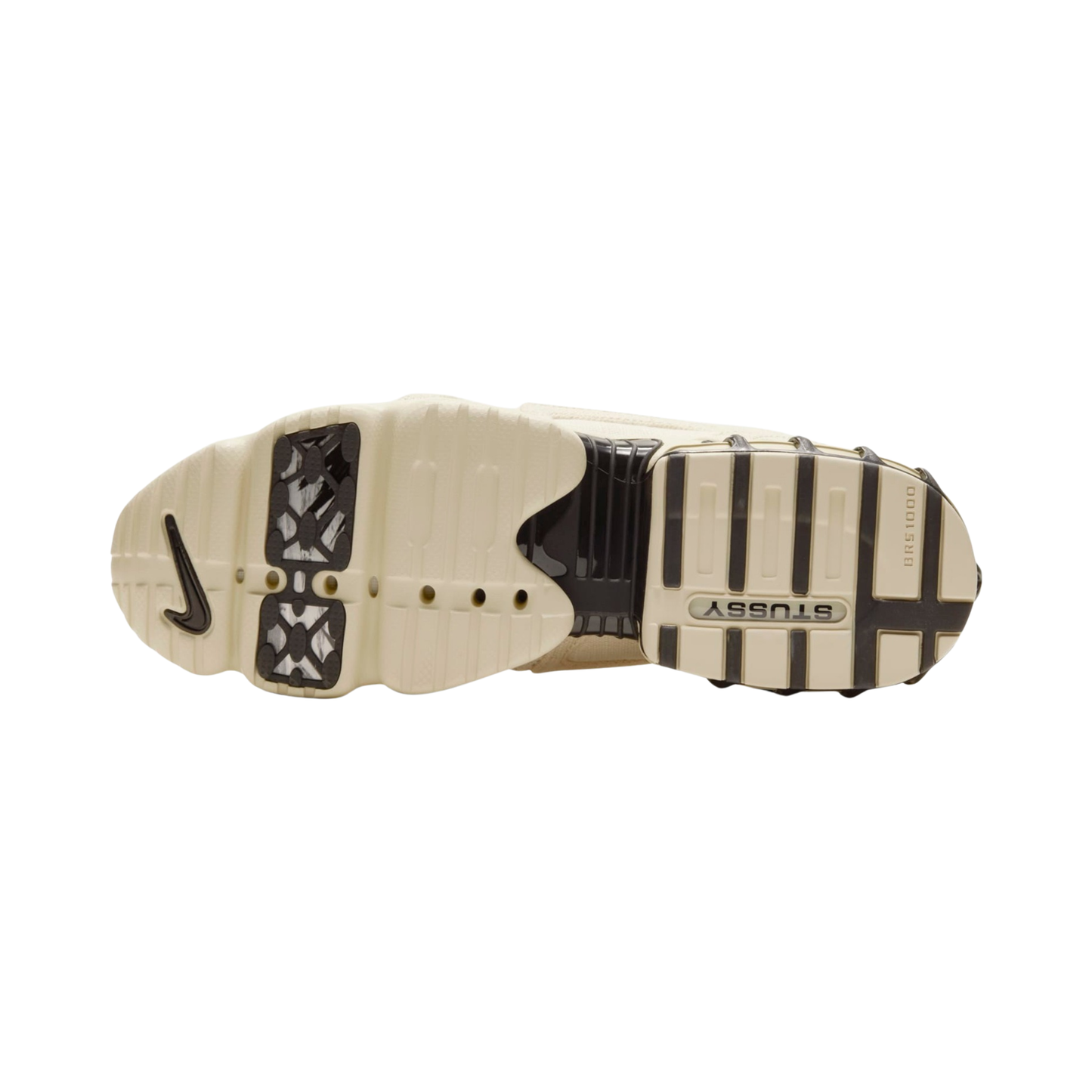 Stüssy x Nike Air Zoom Spiridon Caged Fossil