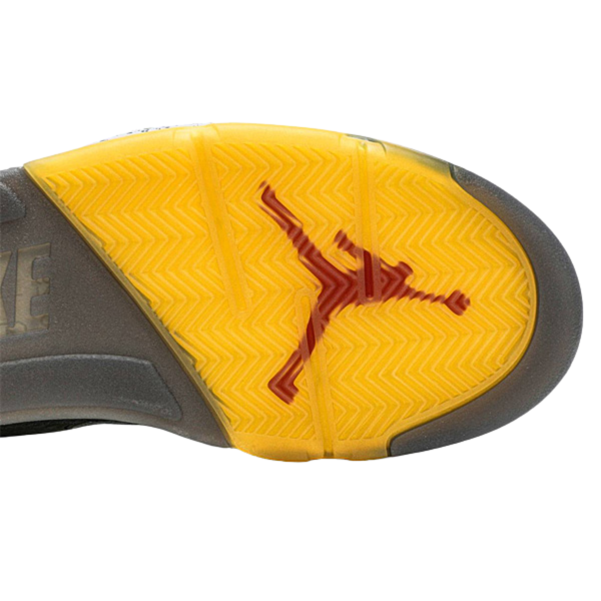 Off-White x Jordan 5 Black Metallic