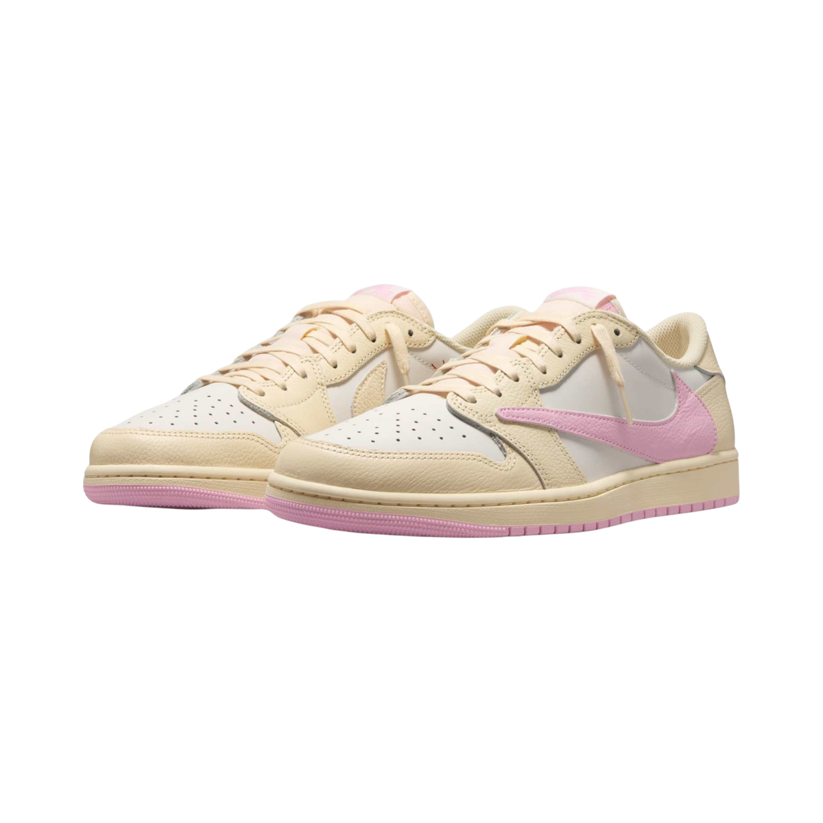 Air Jordan 1 Low x Travis Scott Muslin and Shy Pink