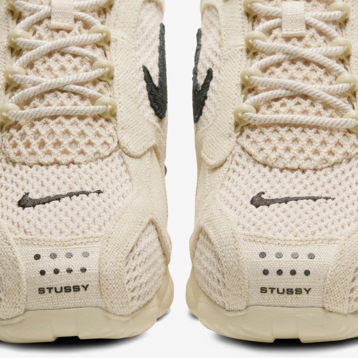 Stüssy x Nike Air Zoom Spiridon Caged Fossil