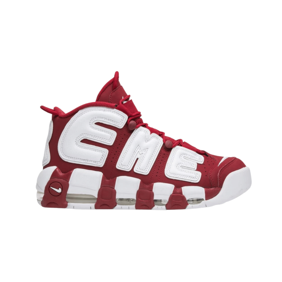 Supreme x Nike Air More Uptempo Red