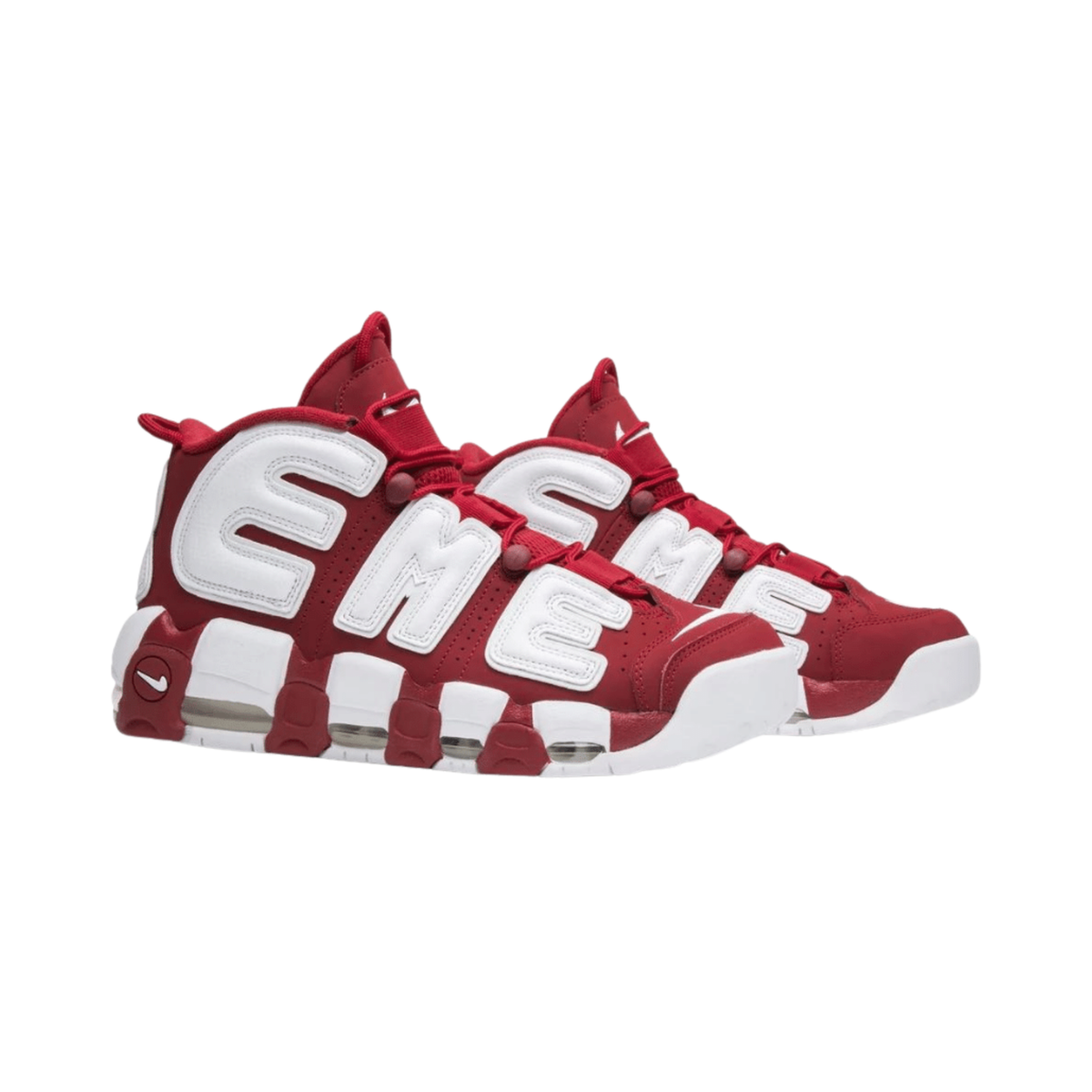 Supreme x Nike Air More Uptempo Red