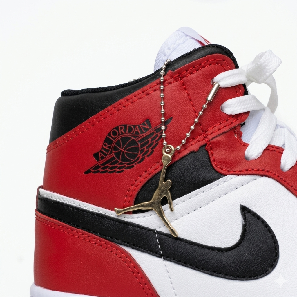 Nike Air Jordan 1 Mid Chicago Black Toe