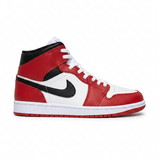 Nike Air Jordan 1 Mid Chicago Black Toe