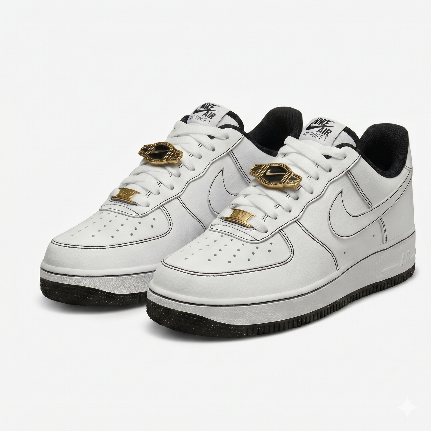 Nike Air Force 1 Low ‘07 LV8 Black Stitch White