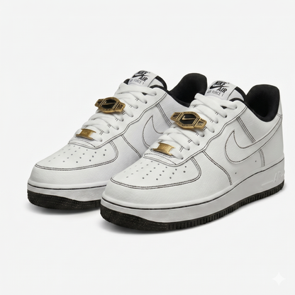 Nike Air Force 1 Low ‘07 LV8 Black Stitch White